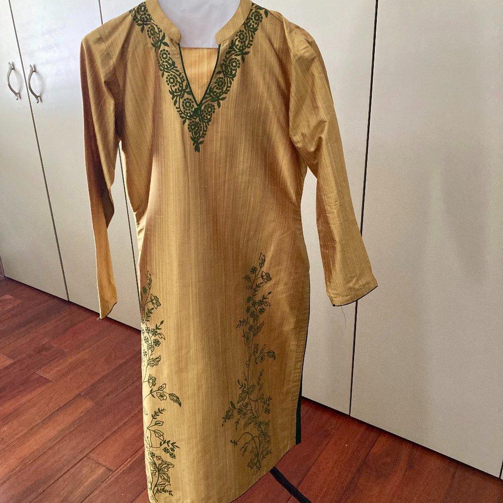 Pakistani Raw Silk Two Piece Suit